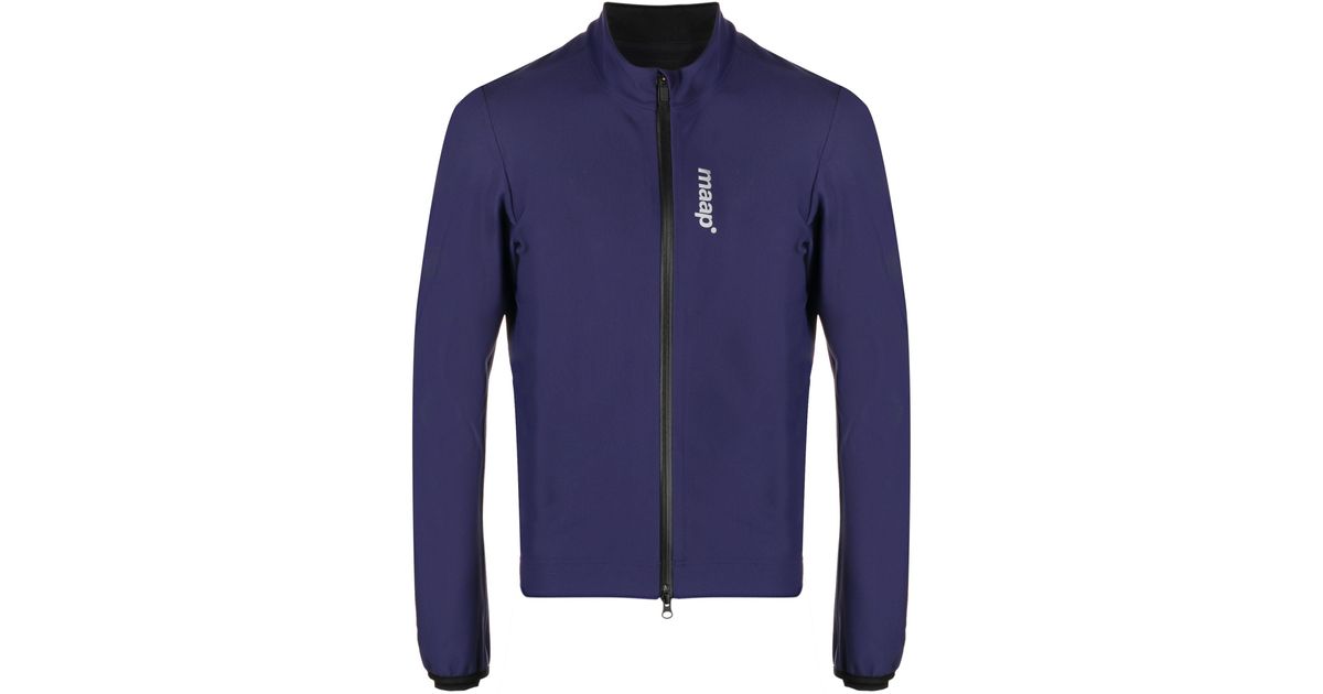 MAAP Logo Print Training Winter Jacket in Blue for Men | Lyst