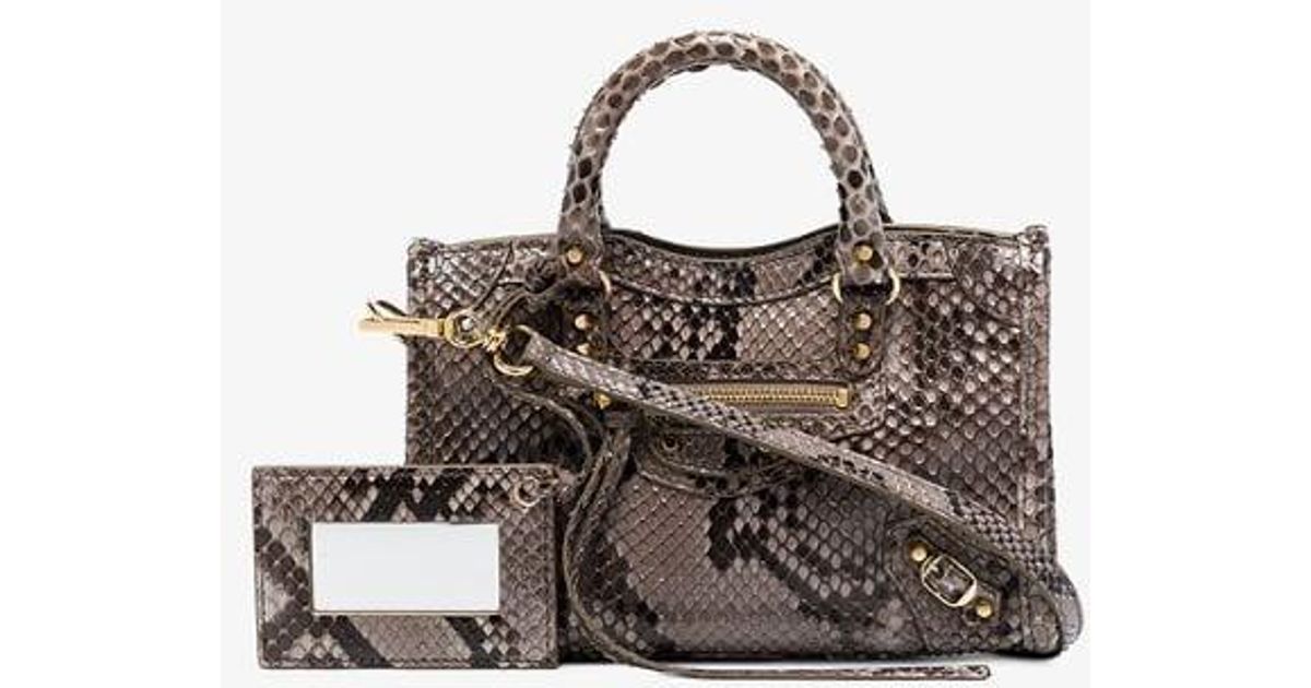 balenciaga python bag