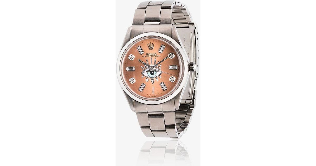 Jacquie Aiche Pink Rolex Eye Stainless 