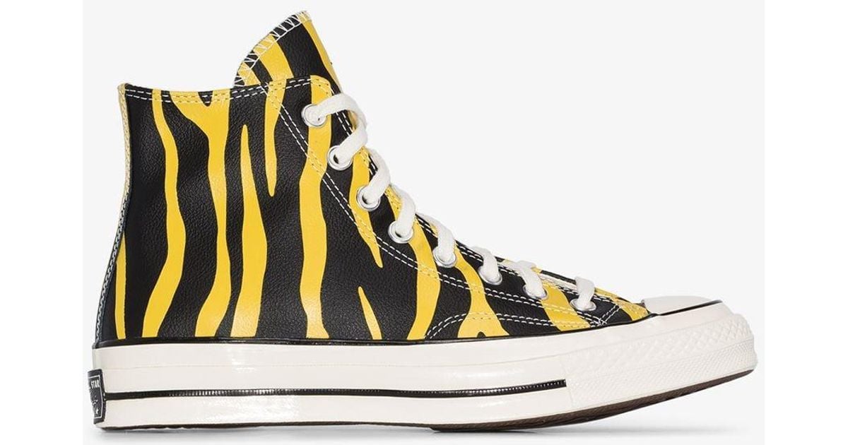zebra converse orange