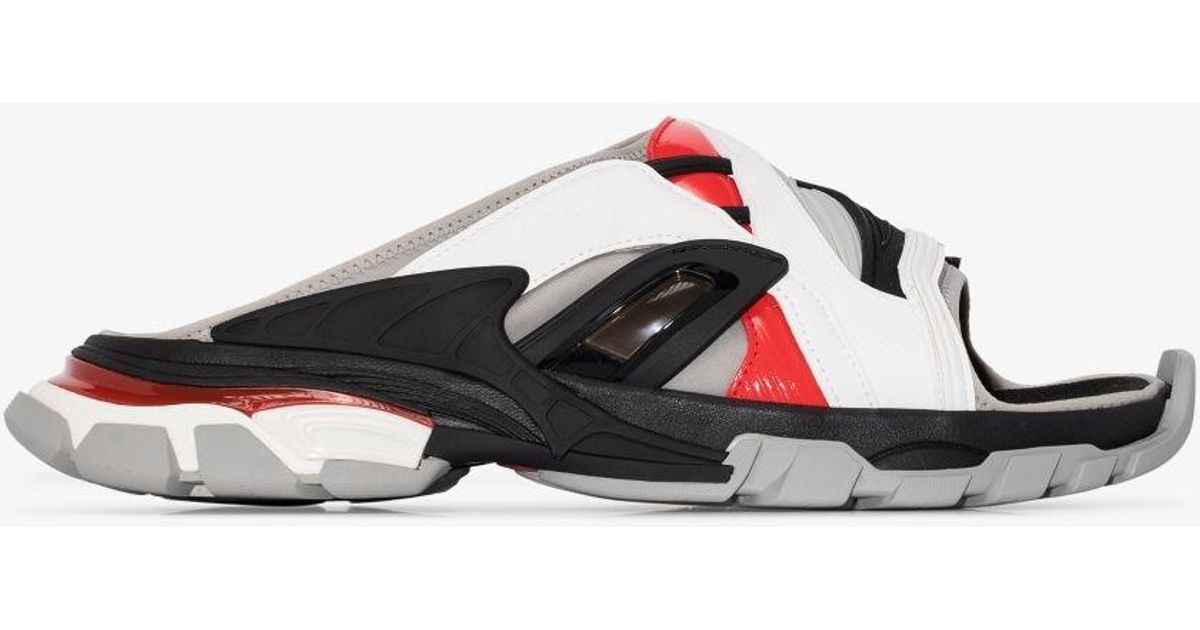 Balenciaga colorblock track slides sales