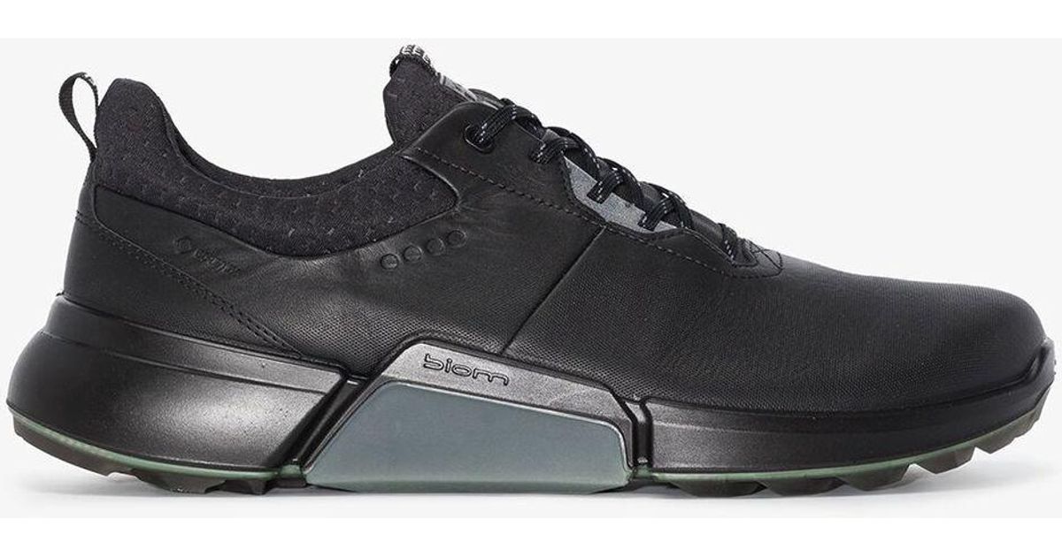 Ecco Black Golf Biom H4 Leather Sneakers for Men Lyst UK