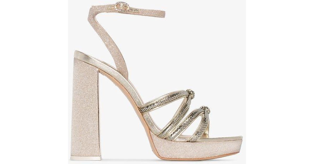Sophia Webster Metallic Freya 135 