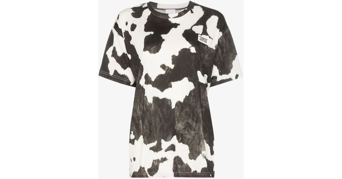 burberry cow print shirt