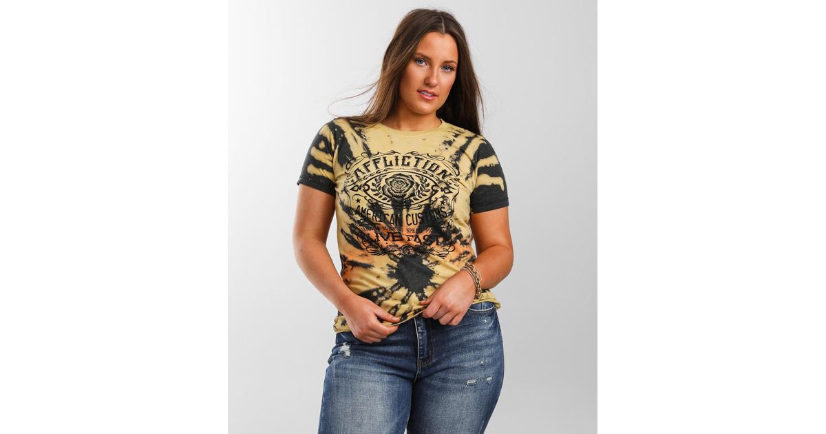Affliction American Customs Rose T 