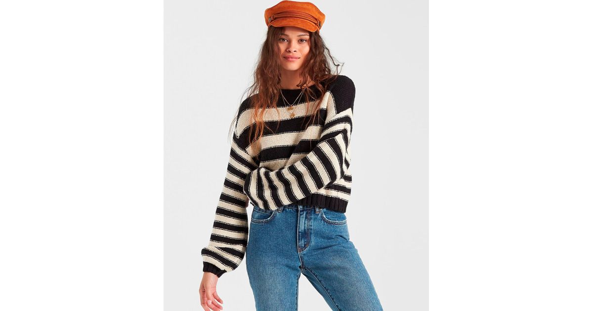 billabong seeing stripes sweater