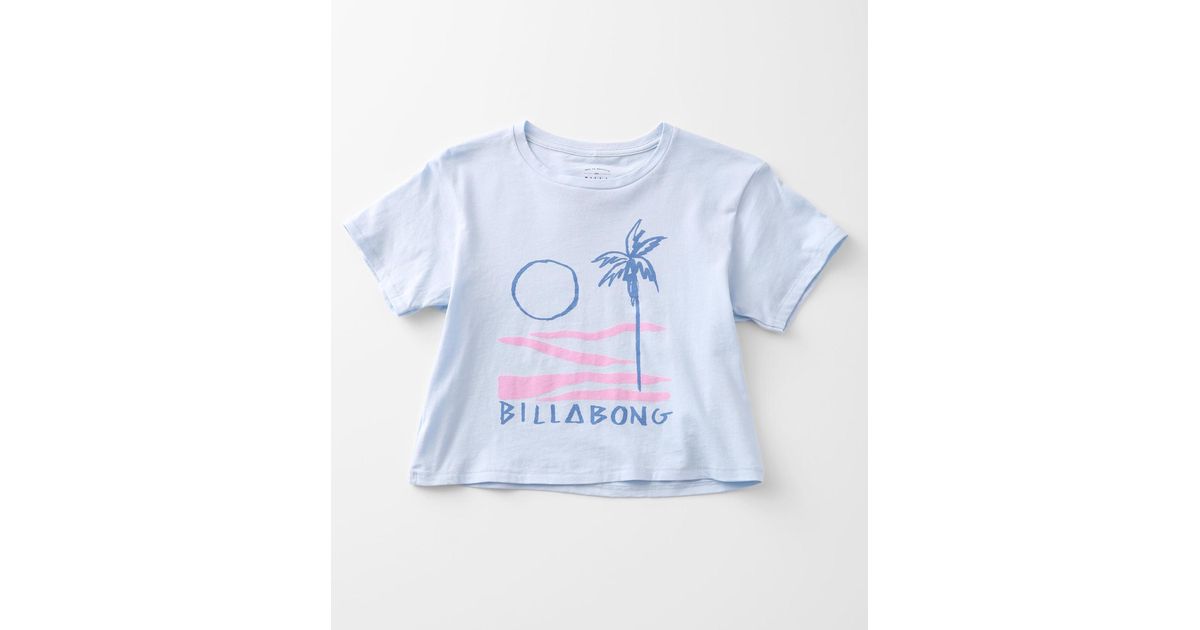 Billabong Girls - On The Beach T-shirt in Blue | Lyst