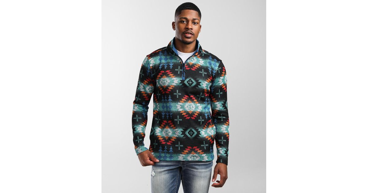 Departwest Southwest Geo Pullover in Green for Men | Lyst