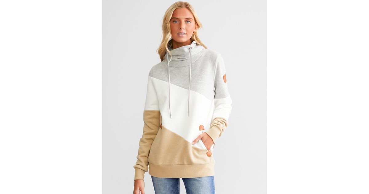 Wanakome Juliette Cowl Neck Sweatshirt in White Lyst