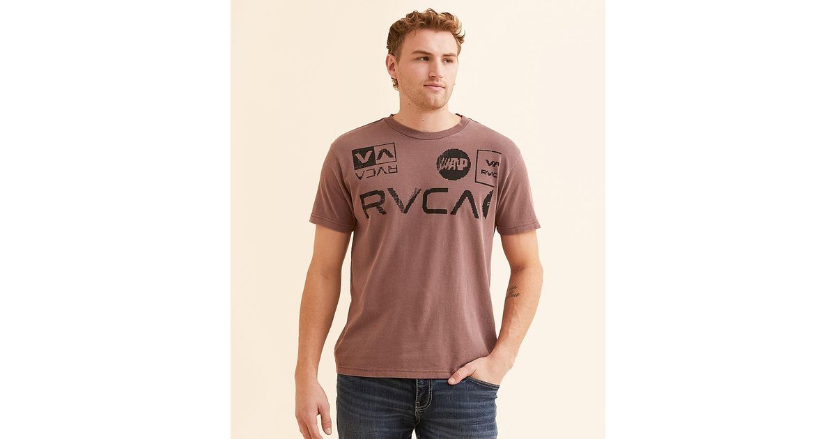 T-shirt RVCA Morocco Palm - Blanc - Taille L Homme - Slim Fit - Occasion Parfait état