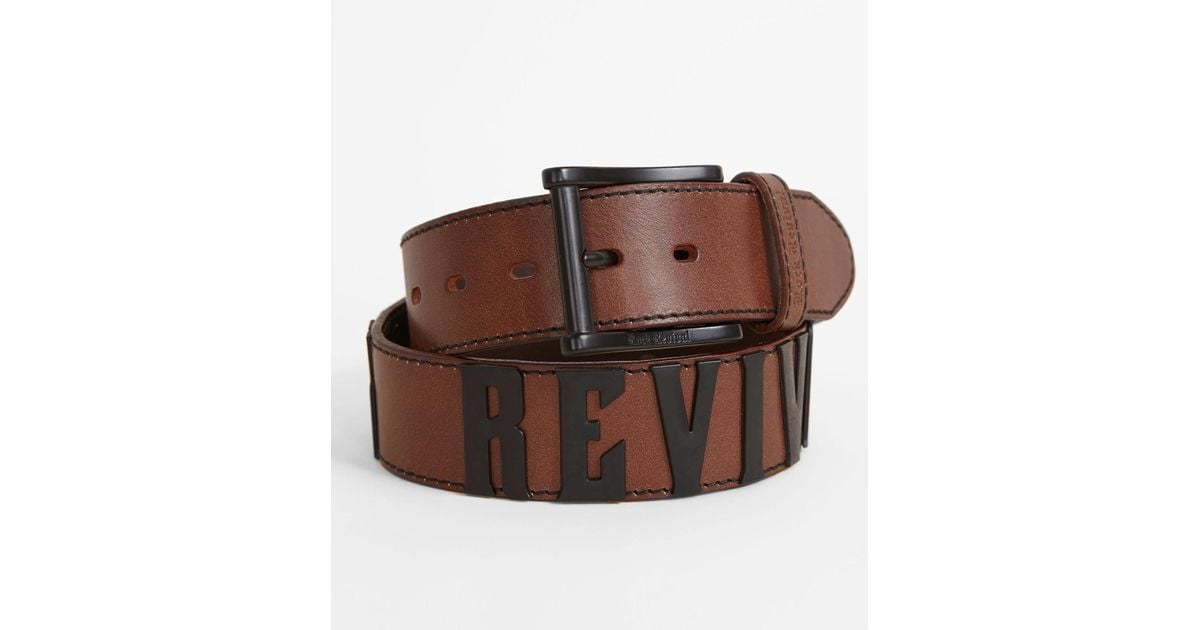 Rock Revival Rhett Leather Belt in Brown for Men | Lyst