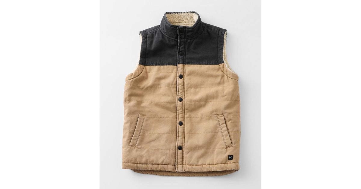Outpost Makers Canvas Vest - Brown Small, Men's