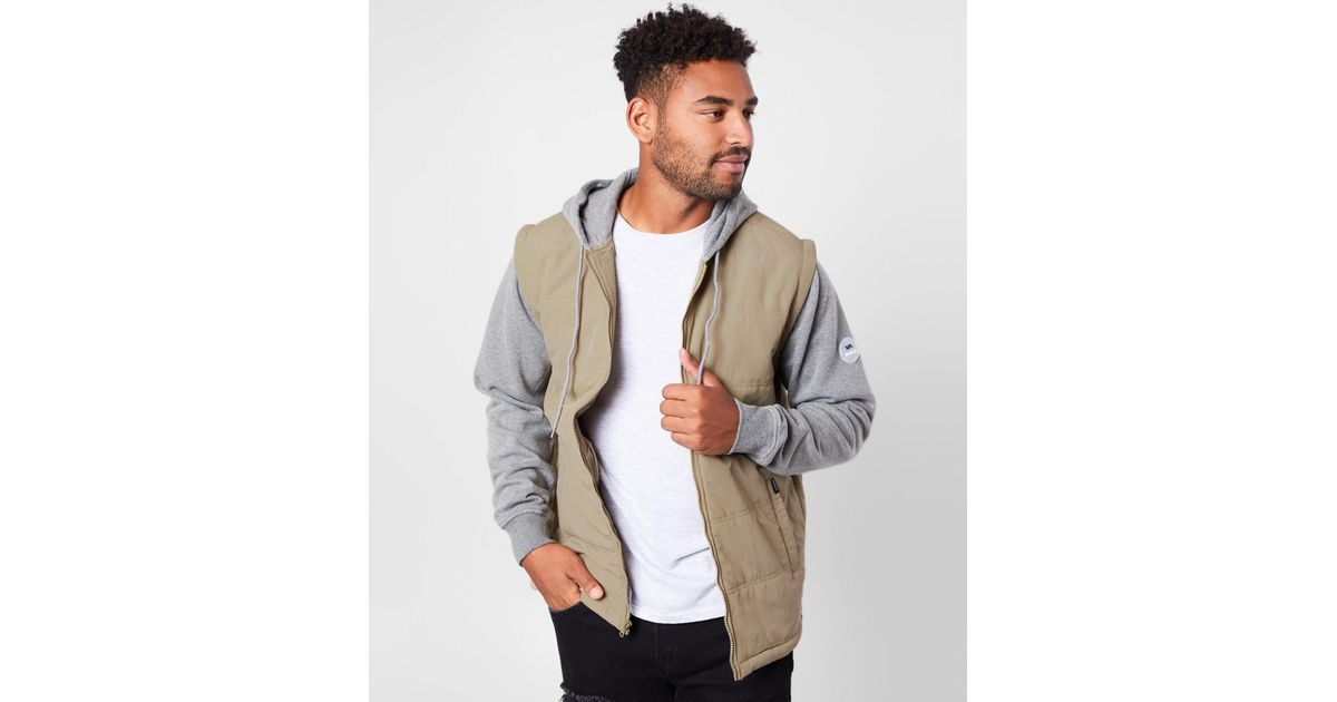 rvca logan puffer jacket