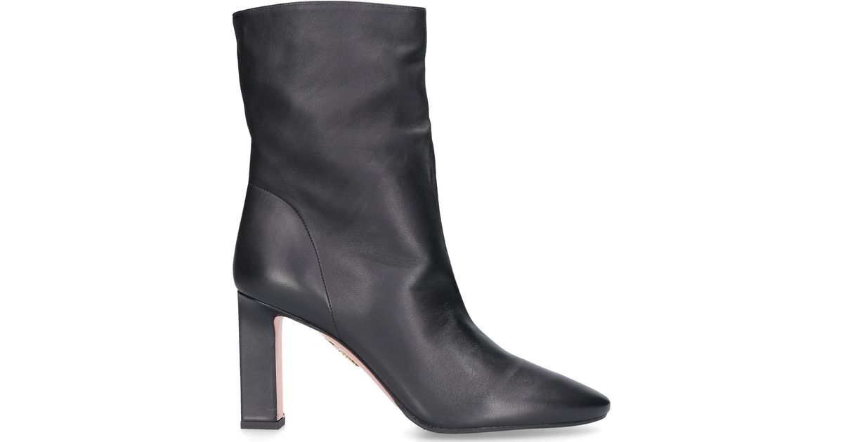 Aquazzura Ankle Boots Manzoni 85 Nappa Leather in Black | Lyst