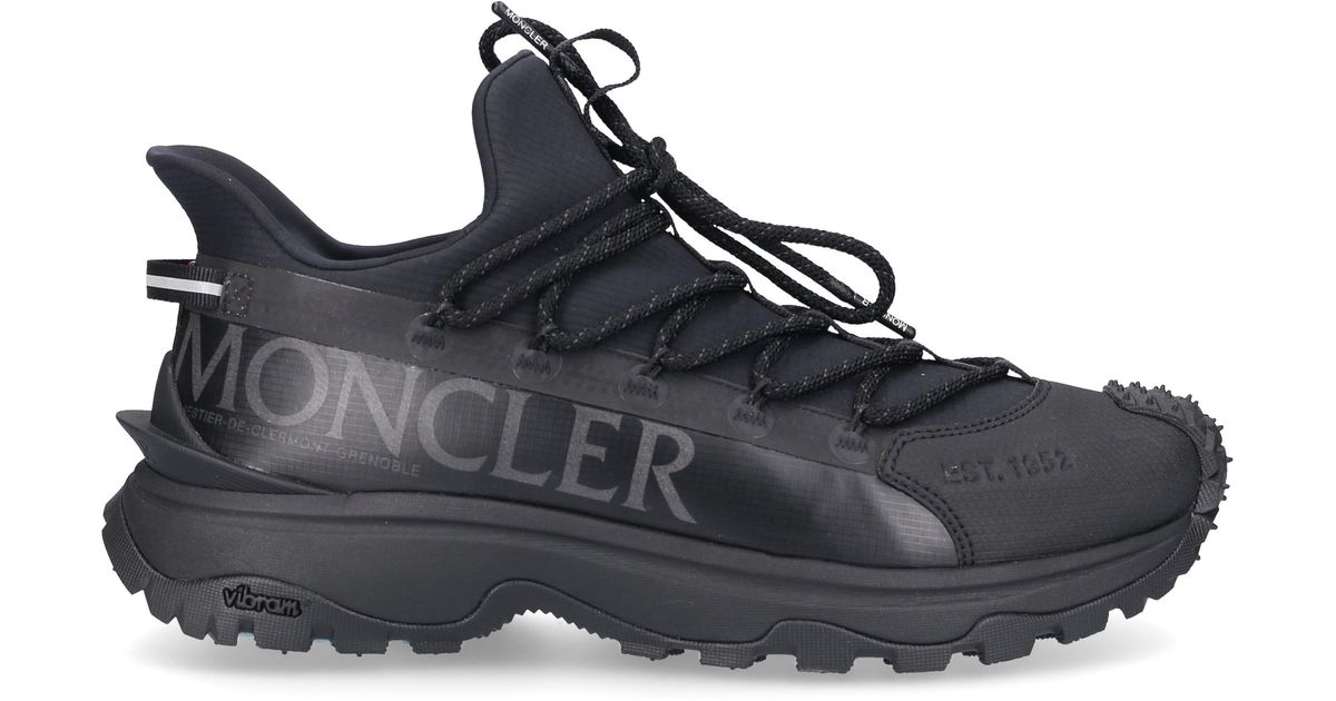 Moncler Lowtop Sneakers Trailgrip Lite 2 Calfskin in Black for Men Lyst