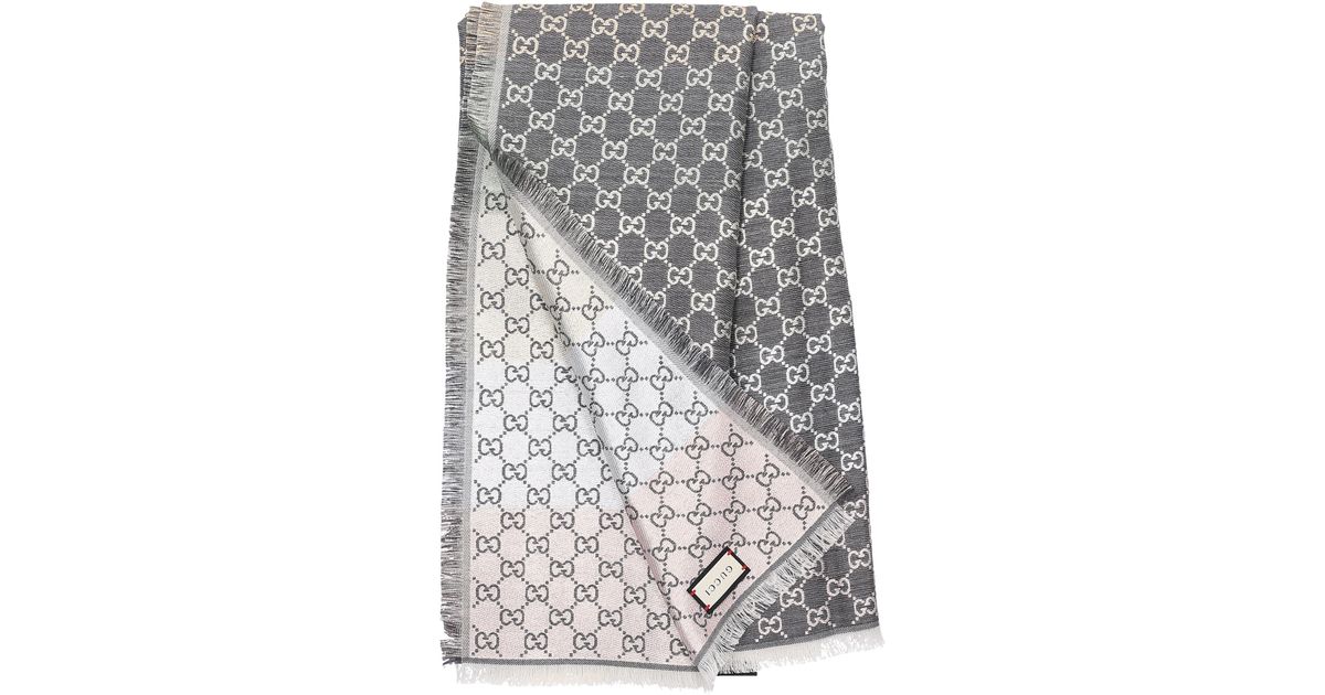 gucci black scarf womens
