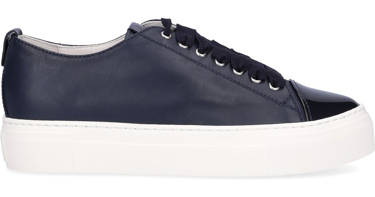 Agl Attilio Giusti Leombruni Leather Low-top Sneakers 925013 in Blue - Lyst