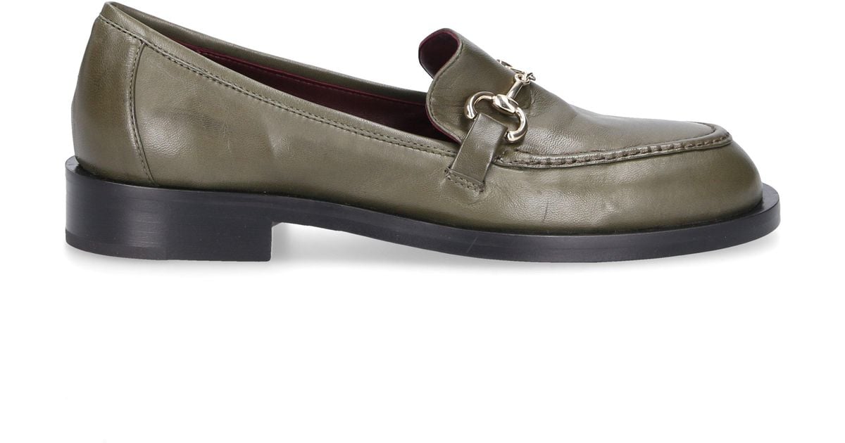 Pomme D'or Loafers 0341f Nappa Leather in Green Lyst