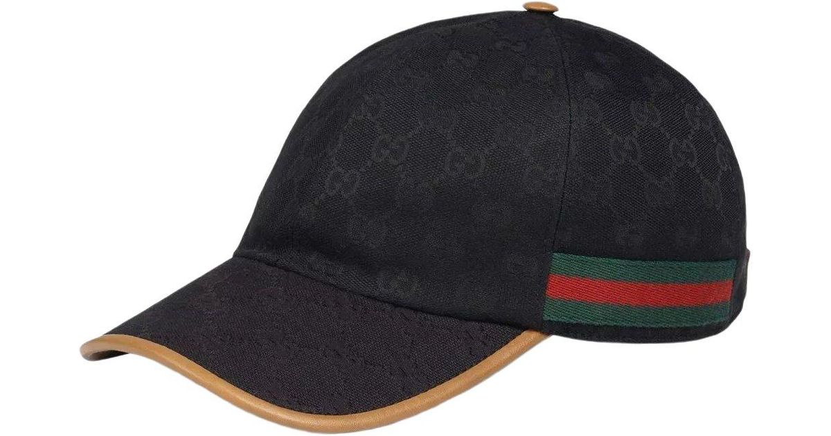 Gucci Original GG Canvas Snapback Cap in Blue for Men | Lyst