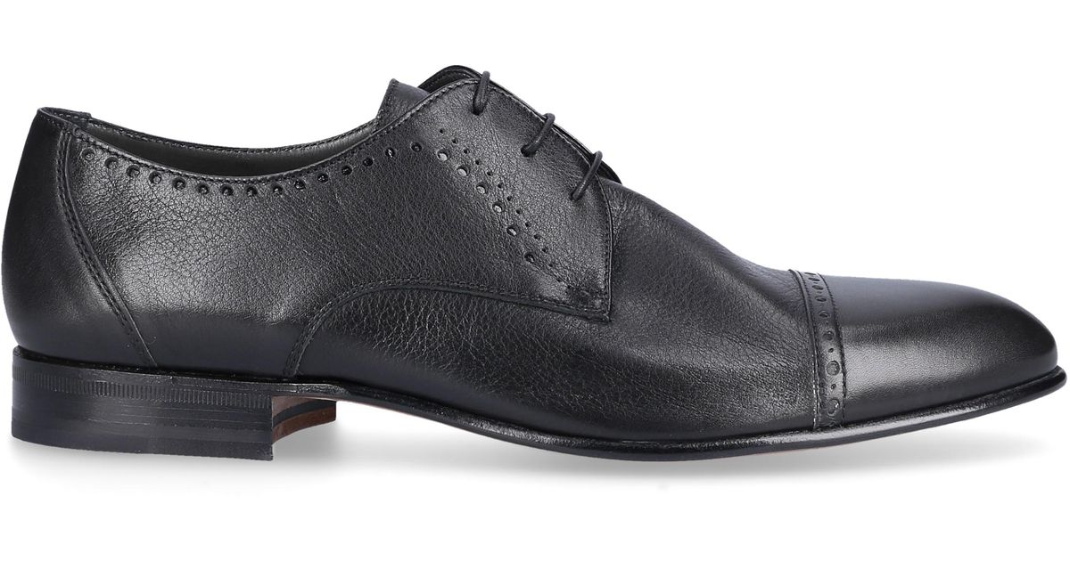 Moreschi Leather Business Shoes Derby in Black for Men - Lyst