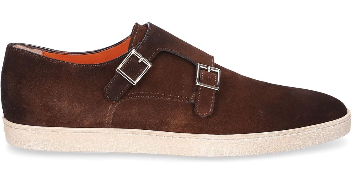 santoni double monk sneaker