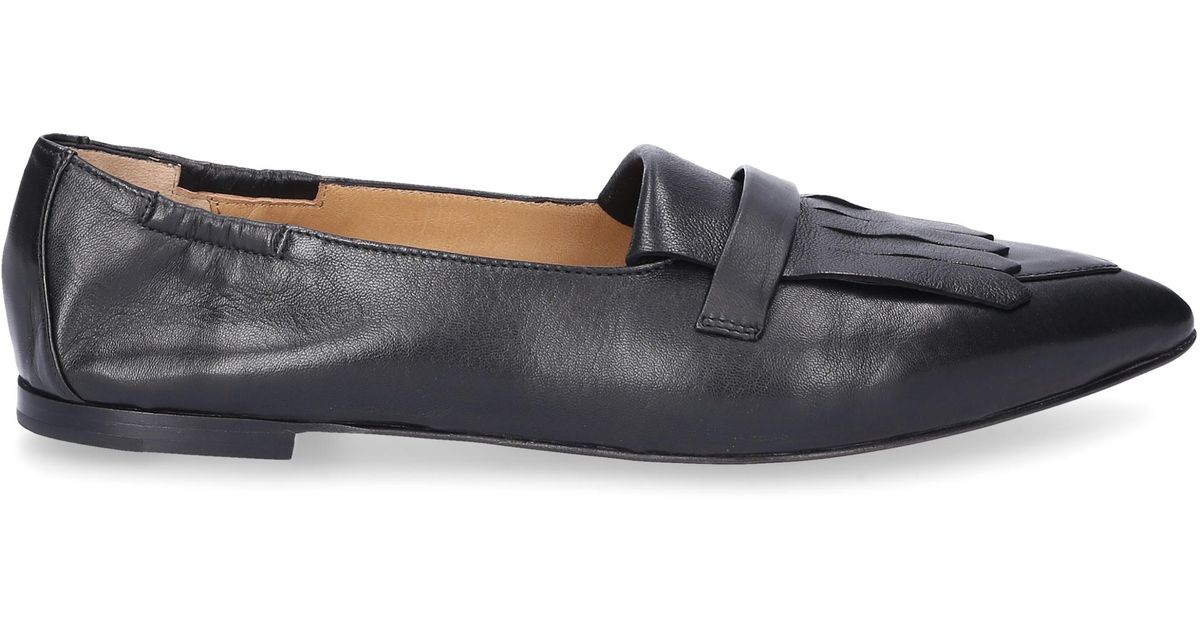Pomme D'or Leather Classic Ballet Flats 1741e in Black - Lyst