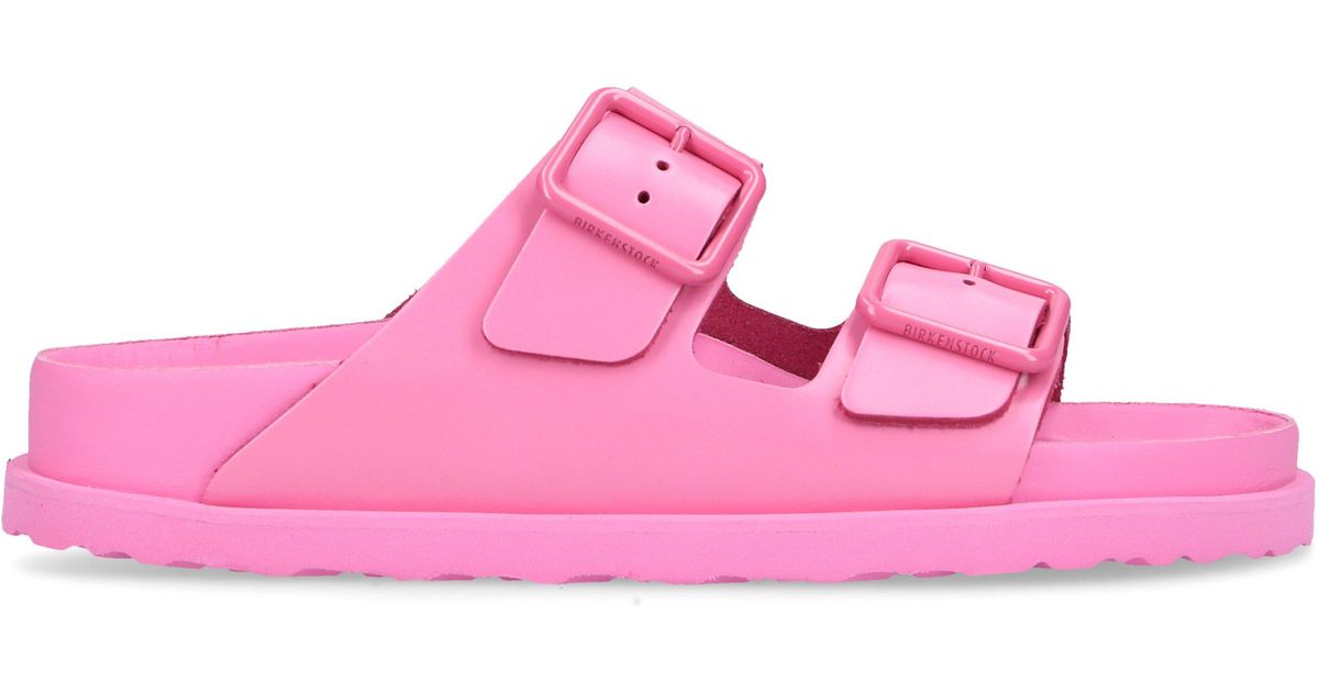 Birkenstock Sandals Arizona Narrow Fit Calfskin in Pink | Lyst