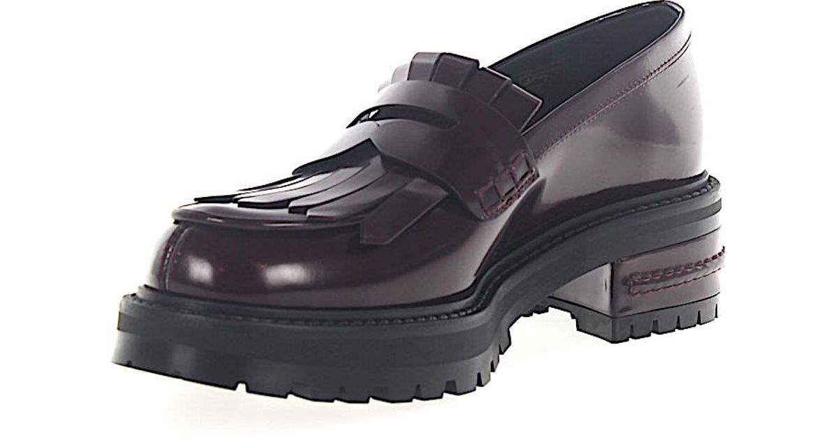 Dior Penny Loafer Fight Plateau Leather 