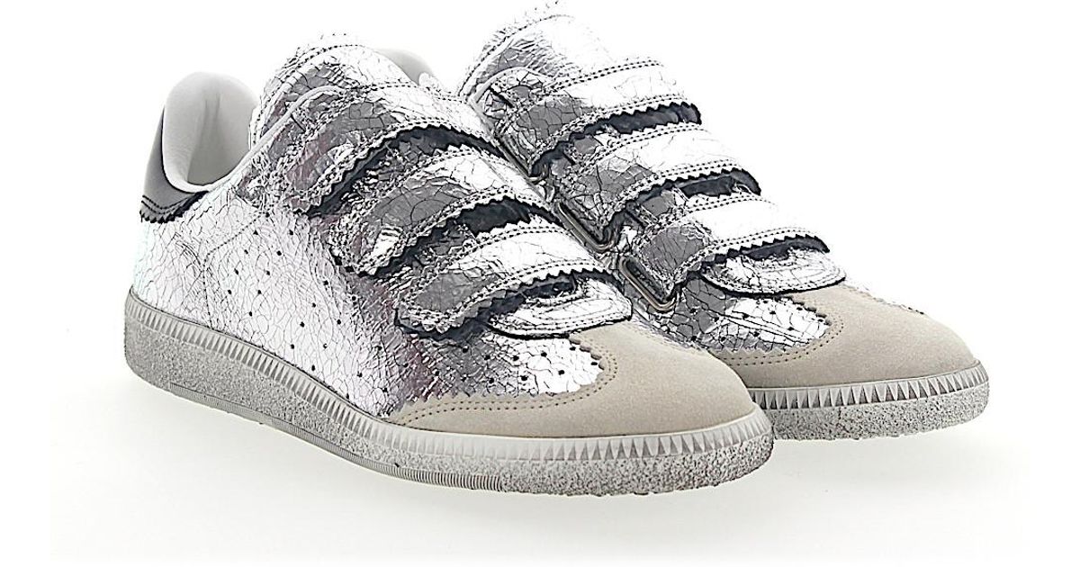 isabel marant sneakers silver