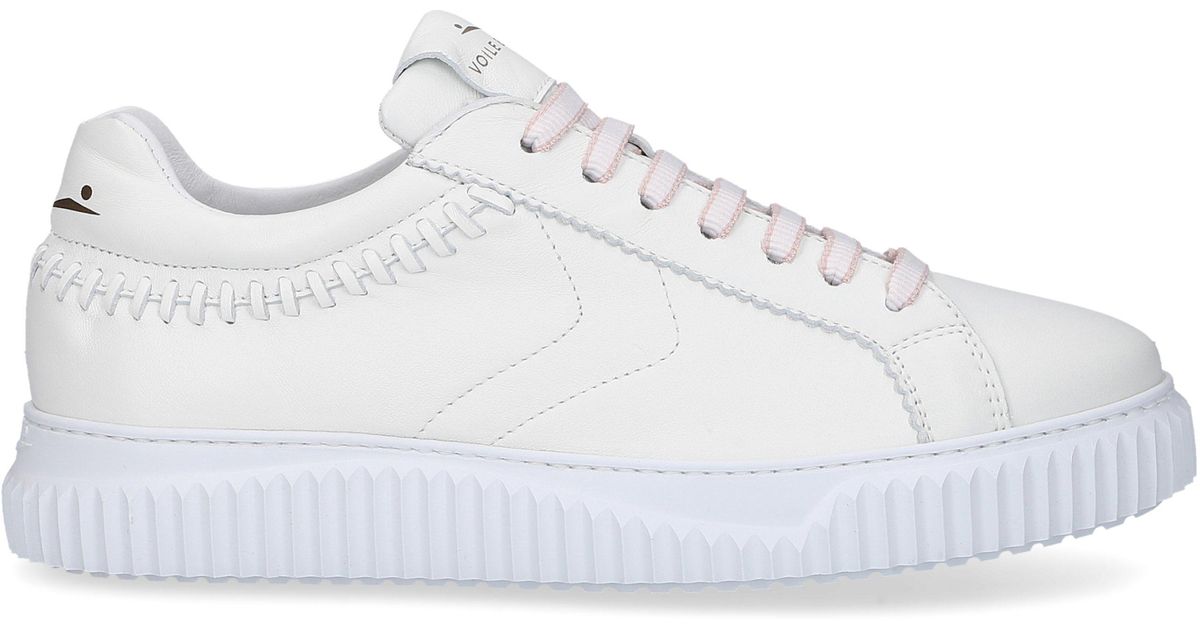 Voile Blanche Lowtop Sneakers Lipari 2 Calfskin in White Lyst
