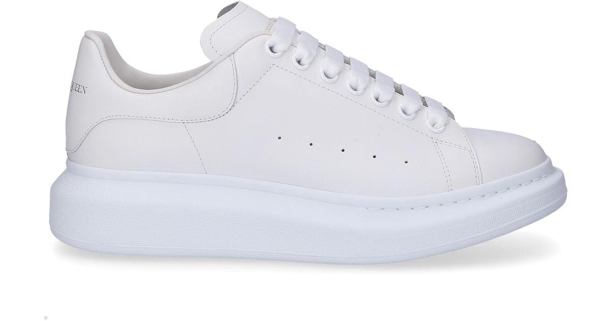 Alexander McQueen Leather Sneakers White Larry for Men - Lyst