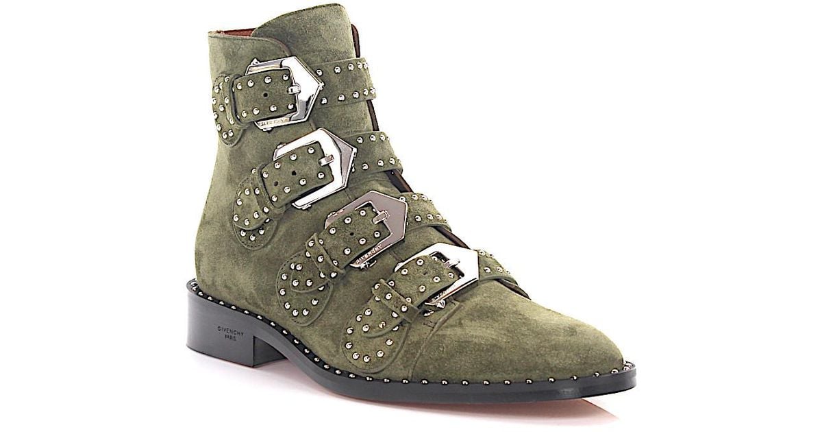 givenchy boots olive green