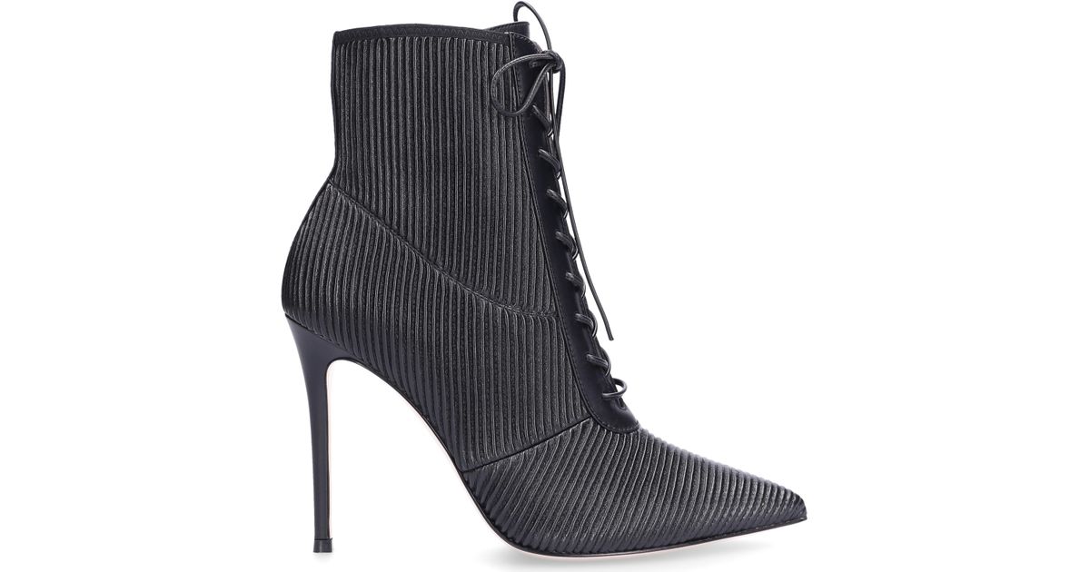 gianvito rossi lace up ankle boots