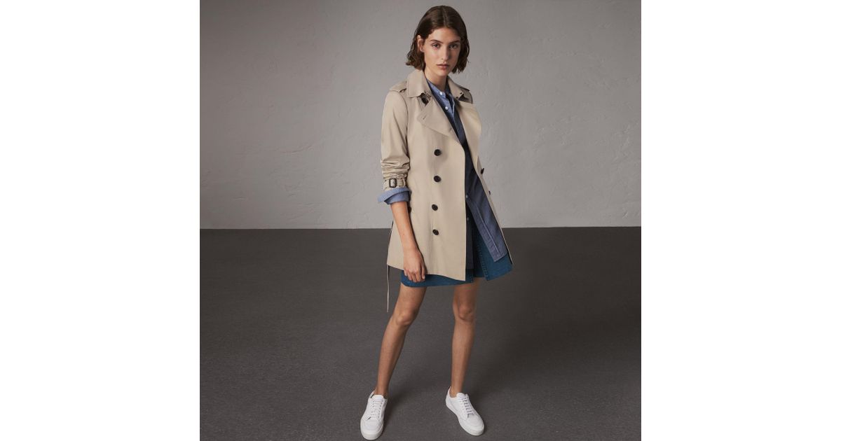 burberry short trench