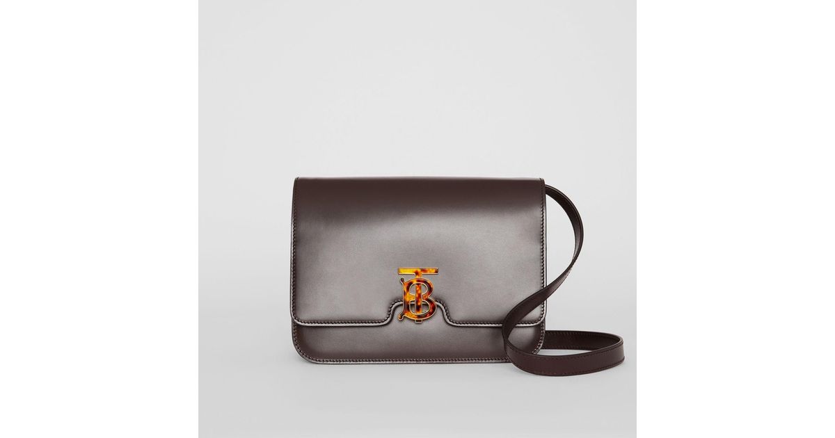 medium leather tb bag