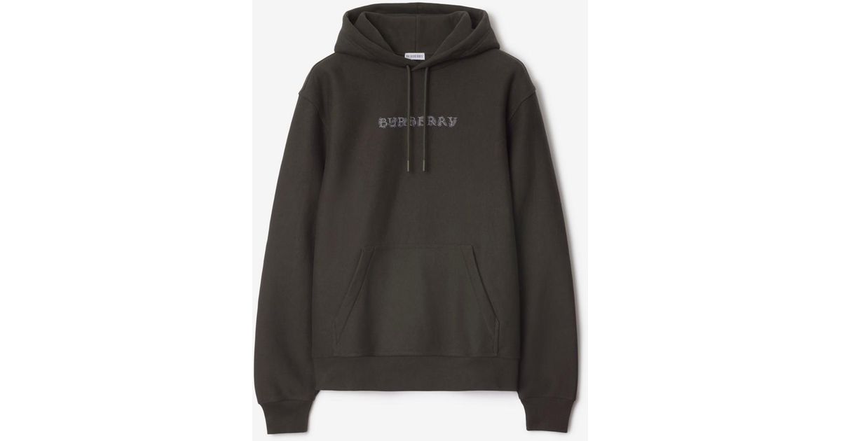 Burberry★素敵！Paisley Logo Cotton Hoodie Burberry Burberry Paisley Logo Cotton Hoodie in Black for Men | Lyst