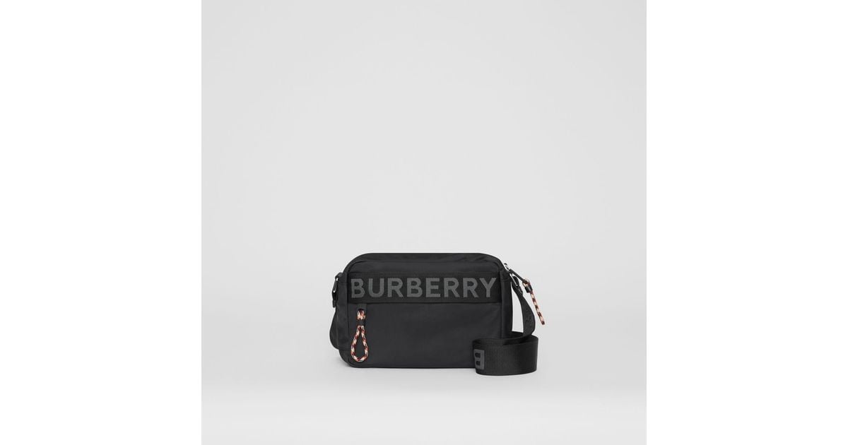 Sac à bandoulière en nylon avec logo Burberry pour homme en coloris Noir |  Lyst