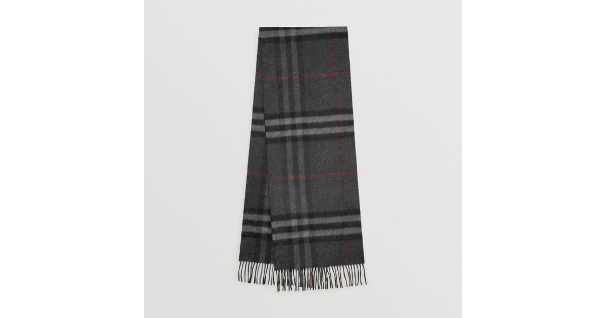 burberry scarf charcoal
