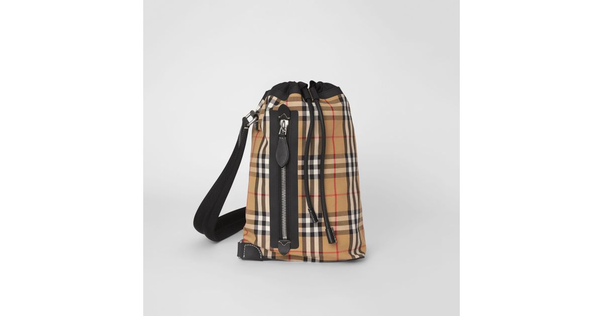 burberry small vintage check duffle