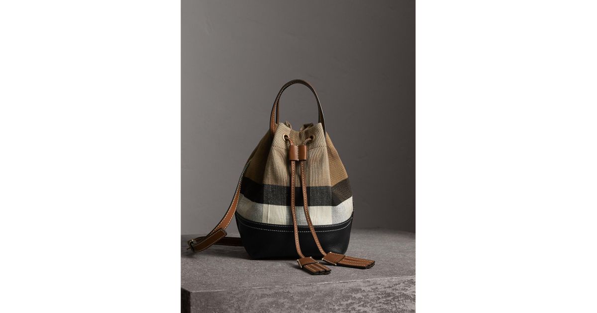 bucket burberry bag