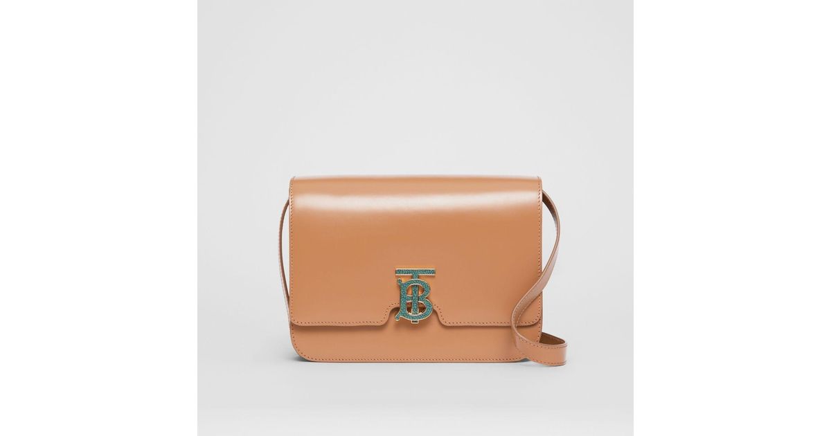 medium leather tb bag