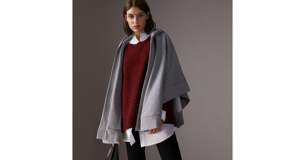 burberry cape with hood