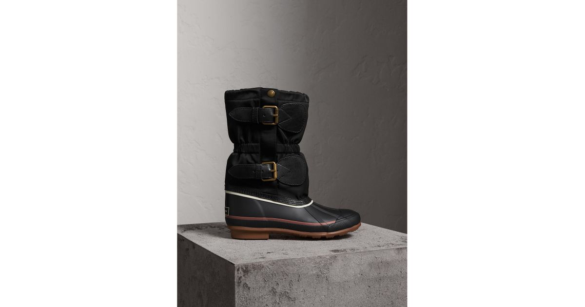 burberry duck boots