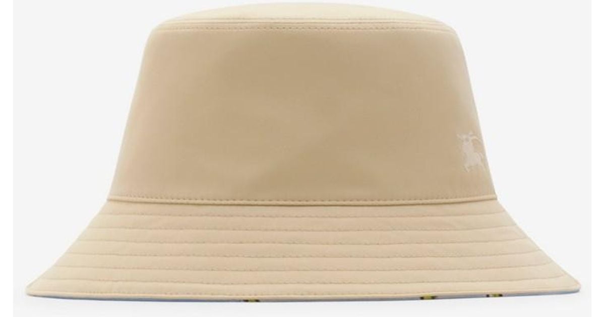 帽子 Burberry Reversible Highgrove Bucket Hat Reversible Highgrove Cotton Bucket Hat in Wreath - Men