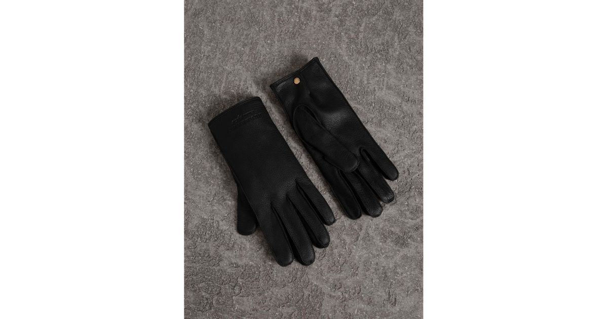 burberry deerskin gloves