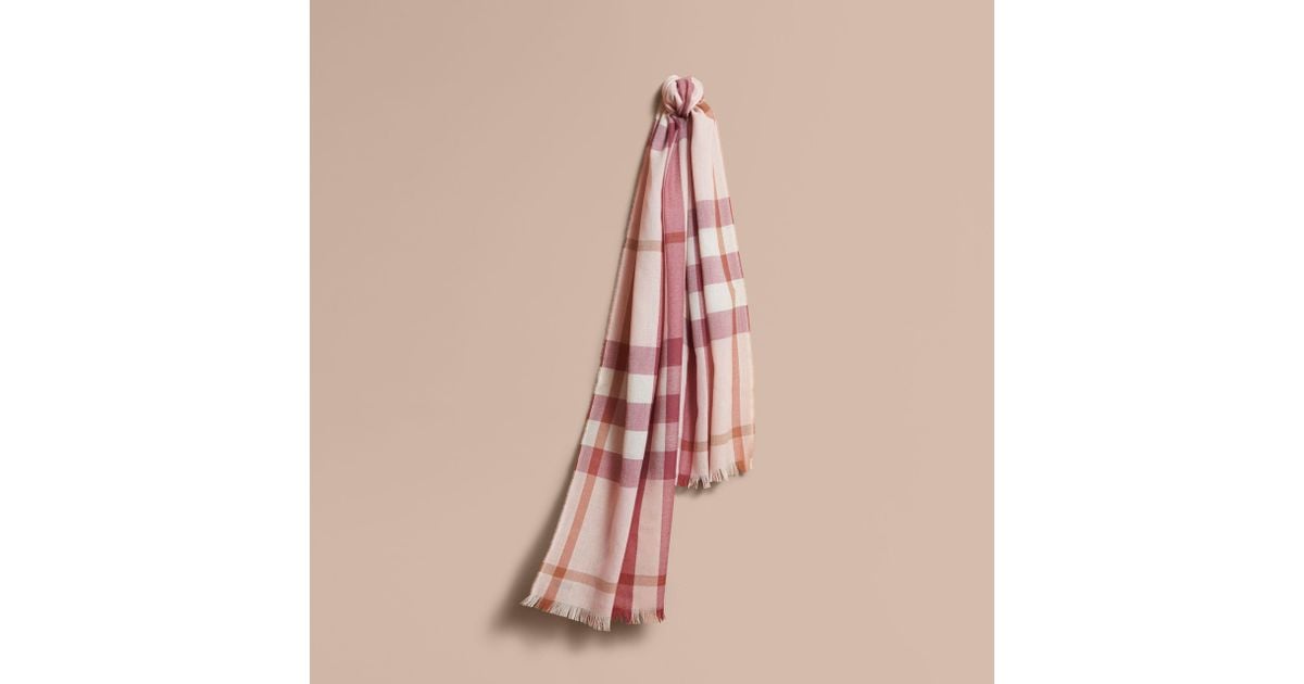 burberry wool cashmere scarf