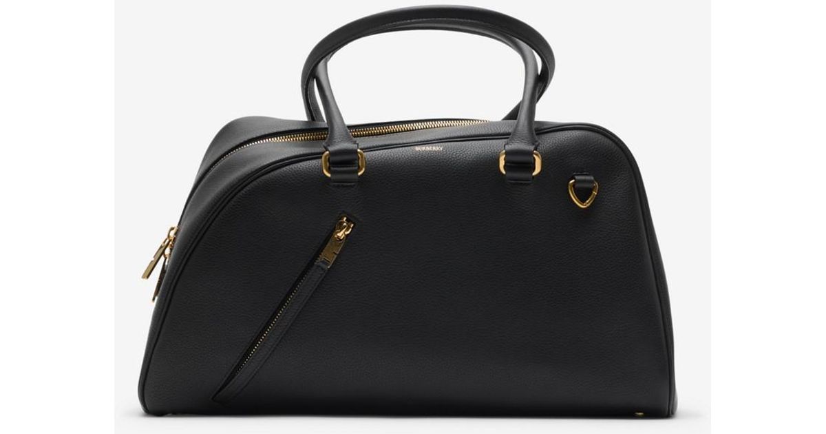ハンドバッグ Burberry Large Shield Twin Bowling Bag Large Shield Twin Bowling Bag in Black - Women | Burberry