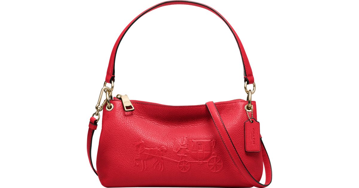 Coach deals Embossed House and Carraige Charley Crossbody