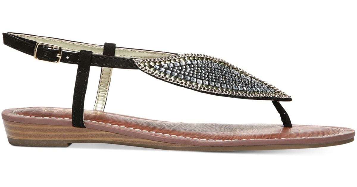 carlos santana black sandals