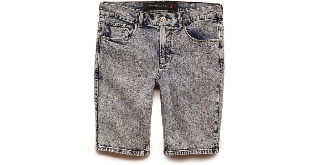 acid wash shorts mens